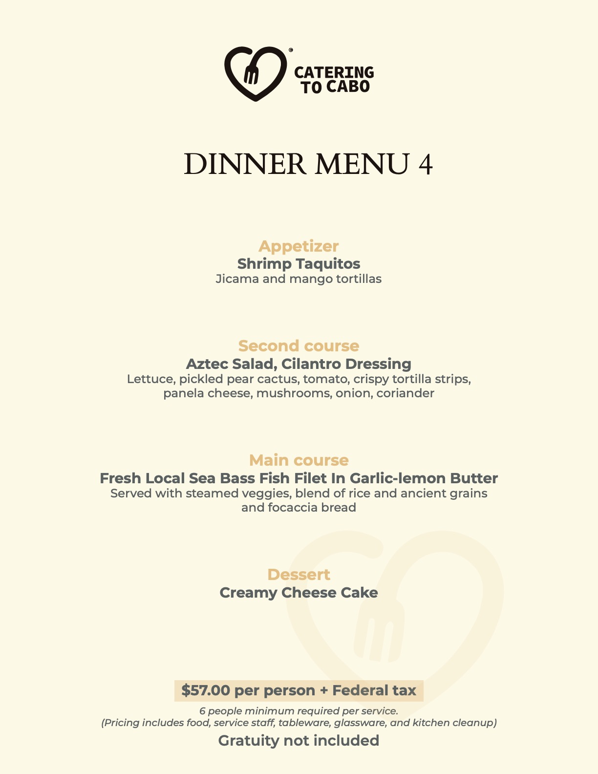 Catering to Cabo - Dinner 2025 página 4